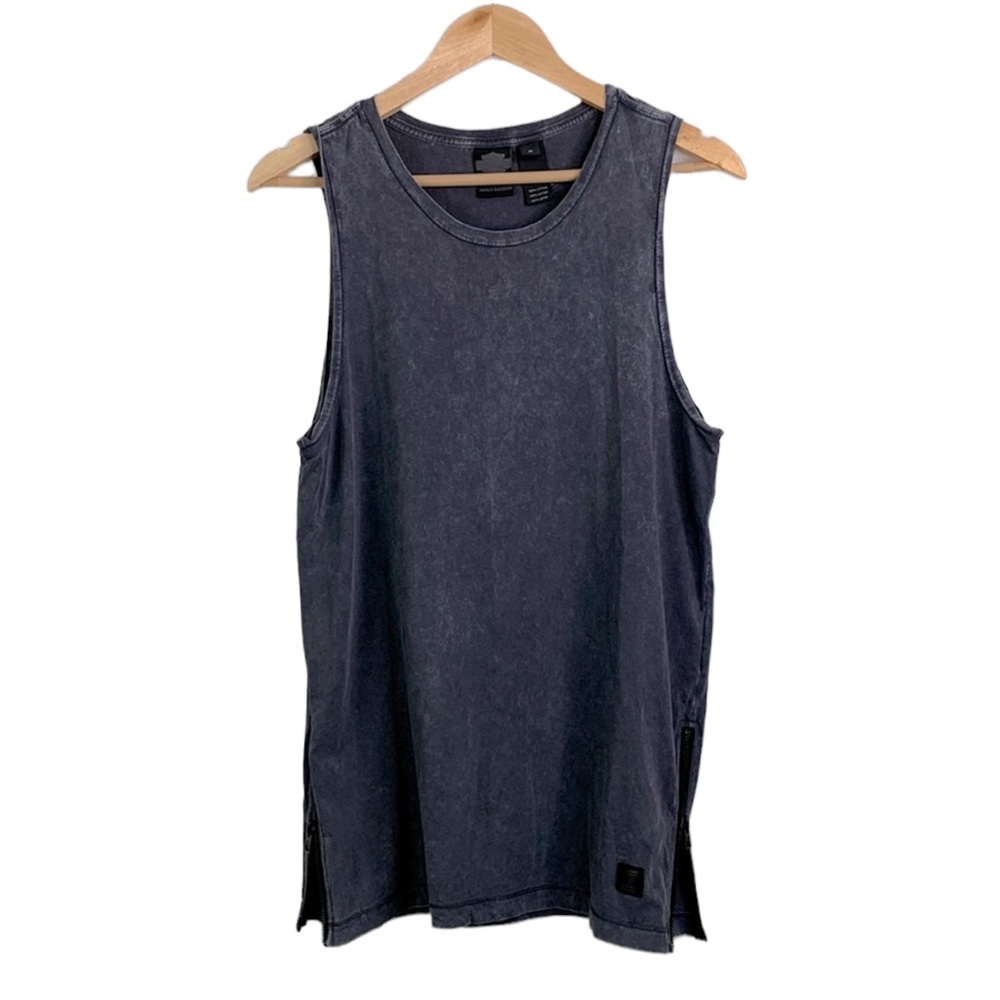 Harley Davidson, Unisex, Grey, Tank Top, Sz M